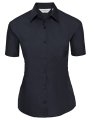 Dames blouse korte mouw Poplin Russell R-935F-0 french navy